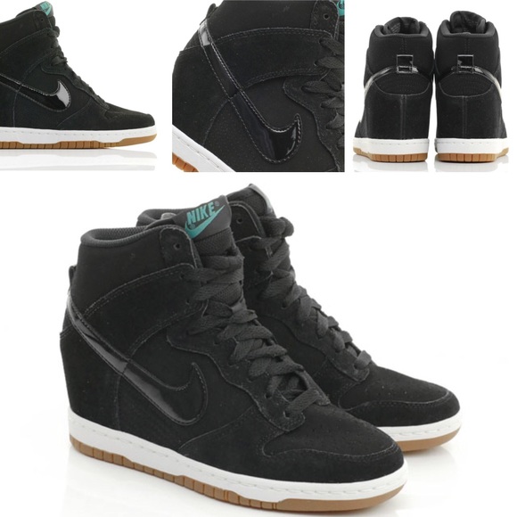 nike dunk sky hi essential black